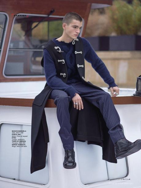 Jules Mas in Military Precision by Benjamin Kanarek for SCMP Style Jules Mas in Military Precision by Benjamin Kanarek for SCMP Style