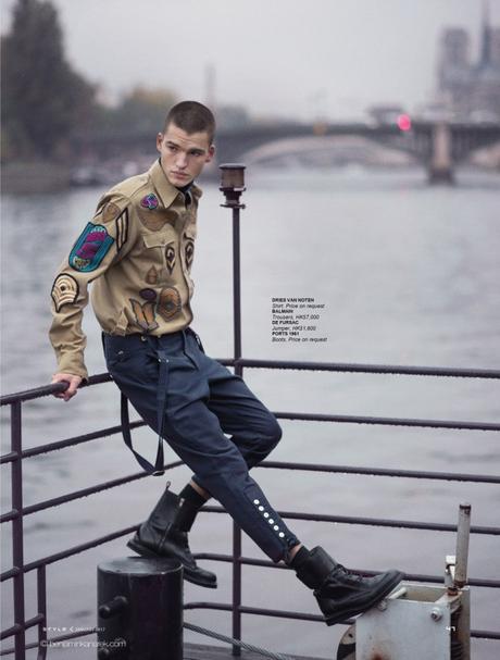 Jules Mas in Military Precision by Benjamin Kanarek for SCMP Style Jules Mas in Military Precision by Benjamin Kanarek for SCMP Style