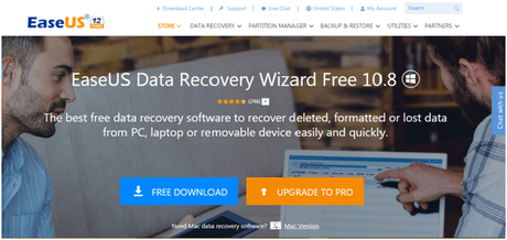 Restore Deleted & Lost Data With EaseUS Data Recovery Wizard
