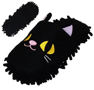 Image: Animal Microfiber Mop Cleaning Slippers | Get more done around your home with this pair of microfiber cleaning slippers in cute animal shape