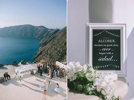 Stunningly beautiful wedding in Santorini | Victoria & Thomas