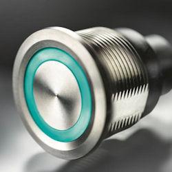 Schurter CPS Series, Metal Push Button Switch with Capacitive Sensor Technology