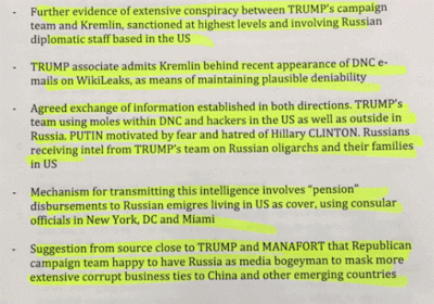 Donald Trump supporters helped pay for foreign hackers to steal and leak information to damage Hillary Clinton campaign, according to dossier