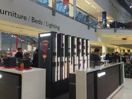 Buy Nespresso capsules from their permanent pop up at John Lewis, Kingston upon Thames