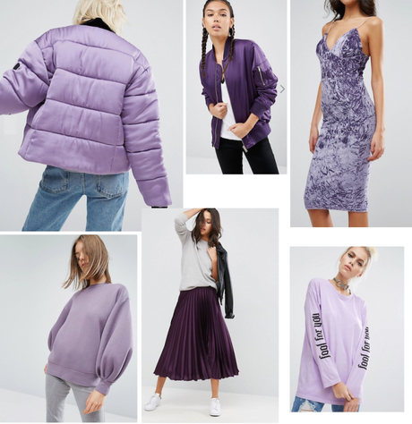 purple spring 2017 trend shop lilac jumper bomber