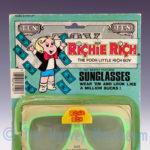 Richie Rich Sunglasses front view including backing card