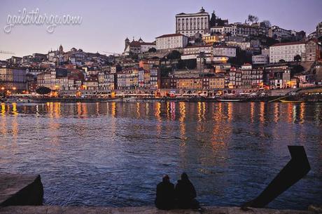 sunset in Ribeira, Porto