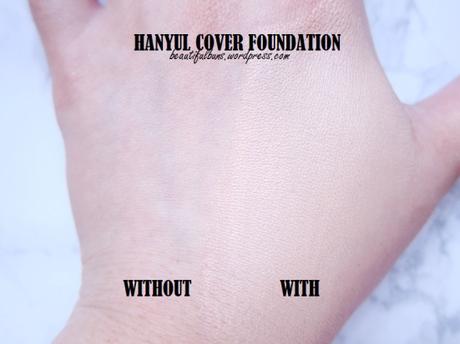 Review: Hanyul Cover Foundation