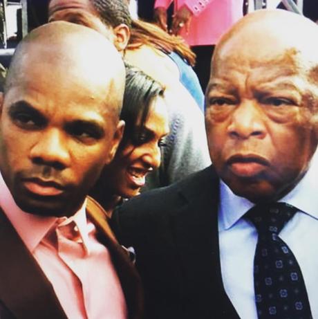 Kirk Franklin Is Standing With Rep. John Lewis