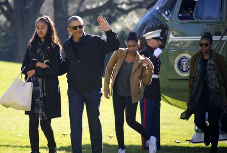 Pics! Moving Vans Spotted Outside The Obamas New Home