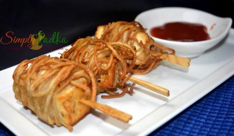 Noodles Wrapped Paneer