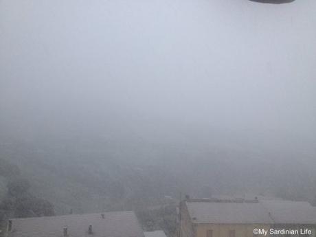 Snowed in Sardinia
