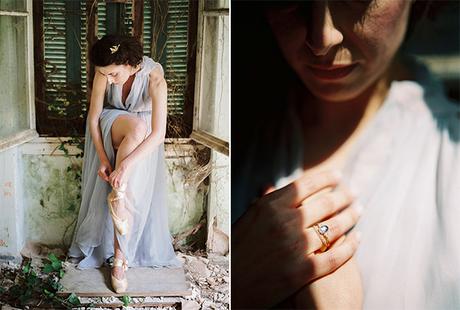 Beautiful moody bridal shoot at Tatoi Palace Beautiful moody bridal shoot at Tatoi Palace