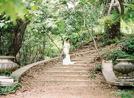 Beautiful moody bridal shoot at Tatoi Palace Beautiful moody bridal shoot at Tatoi Palace