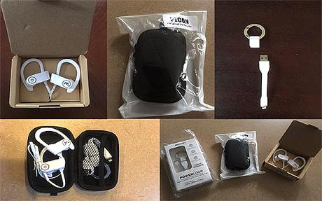 Wireless Bluetooth Headphones / Universal Keychain Charger & Case
