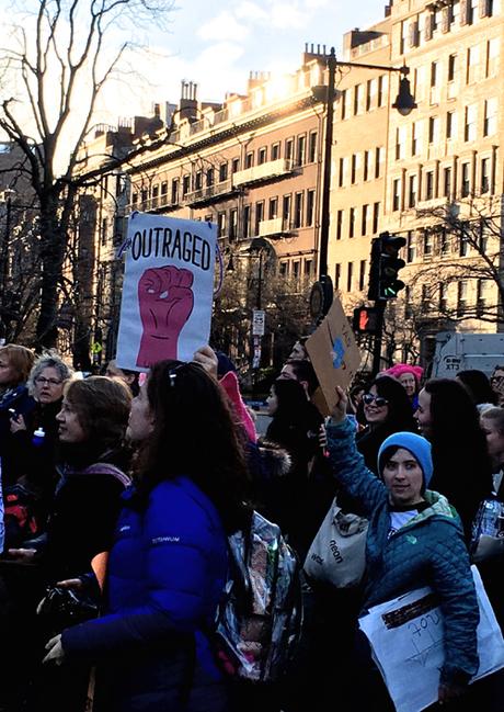 Empowering Signs At The Boston Women's March