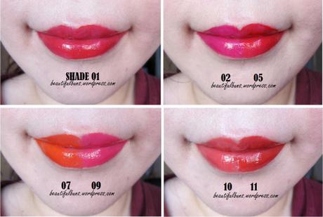 Review/Swatches: Clio Tension Lip Oil Tint – 7 shades