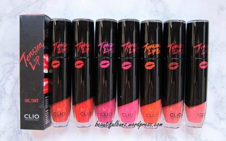 Review/Swatches: Clio Tension Lip Oil Tint – 7 shades
