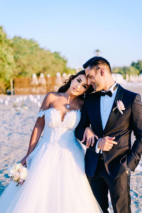 Elegant beach wedding in Greece | Dana & Shadi