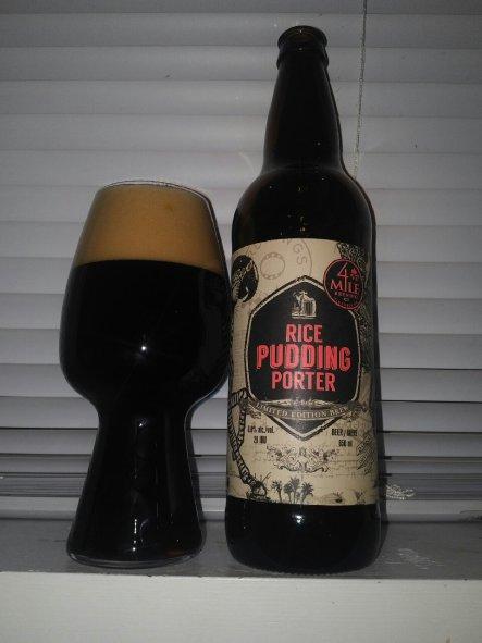 Rice Pudding Porter – 4 Mile Brewing Co