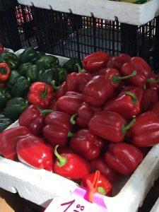 Red and Green Bell Peppers
