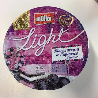 Today's Review: Müller Light Blackcurrant & Liquorice Today's Review: Müller Light Blackcurrant & Liquorice