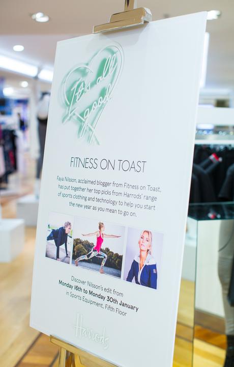 HARRODS x FITNESS ON TOAST! Faya Fitness On Toast Faya Harrods Its All Good January Campaign Fit In 3 Book Luxury Athleisure Activewear 5th Floor Sports Clothes_-8