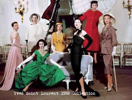 Yves-Saint-Laurent-1958-Collection Yves-Saint-Laurent-1958-Collection