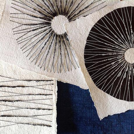 Circular Stitching on Paper by Karin Lundström Circular Stitching on Paper by Karin Lundström