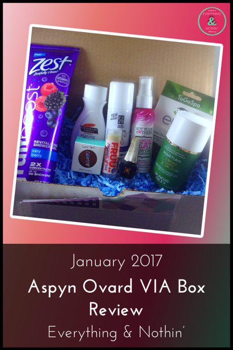 January 2017 Aspyn Ovard VIA Box Review January 2017 Aspyn Ovard VIA Box Review