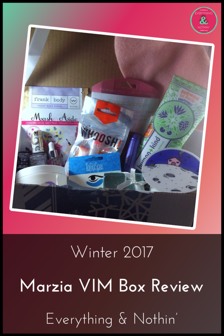 Winter 2017 Marzia VIM Box Review Winter 2017 Marzia VIM Box Review
