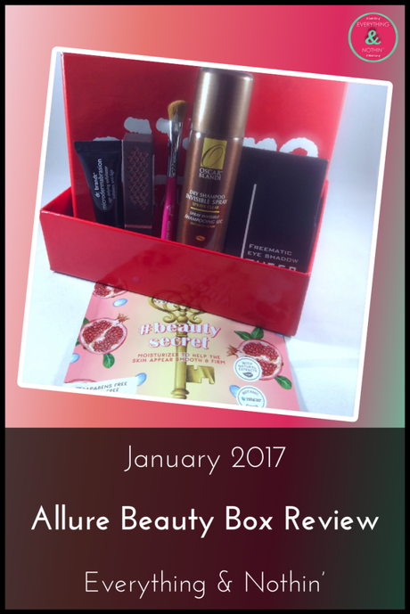 January 2017 Allure Beauty Box Review January 2017 Allure Beauty Box Review