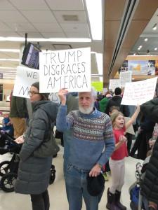 Protesting Trump’s assault on American values