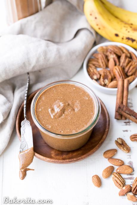Banana Bread Pecan Almond Butter (Vegan, Paleo + Whole30) Banana Bread Pecan Almond Butter (Vegan, Paleo + Whole30)
