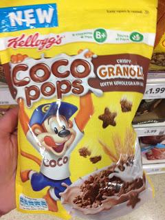 Kellogg's Coco Pops Crispy Granola with Wholegrain