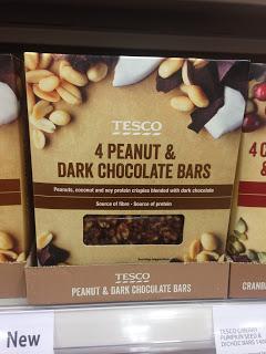 Tesco Peanut & Dark Chocolate Bars