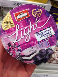 Muller Light Blackcurrant & Liquorice Flavour Limited Edition