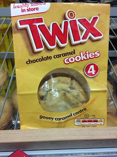 twix chocolate caramel cookies
