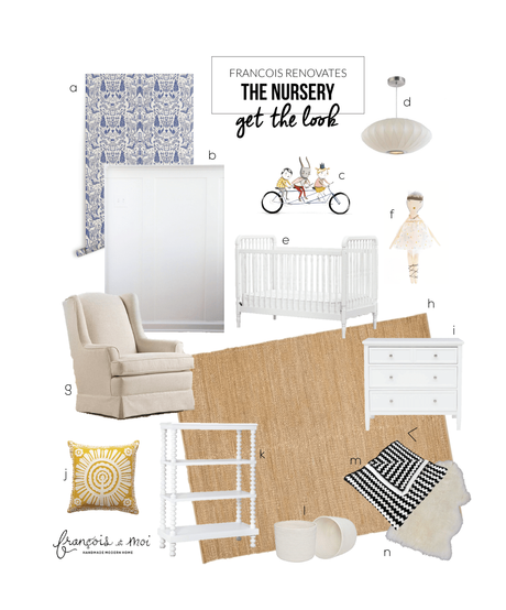 Francois Renovates: Nursery Get the Look Francois Renovates: Nursery Get the Look