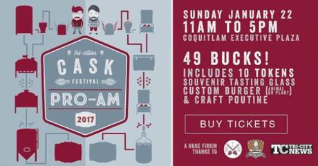 Tri-Cities Cask Festival Winter 2017 Pro-Am – Coquitlam
