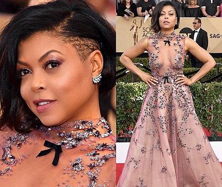 Taraji P. Henson’s makeup SAG Awards – Hidden Figures Taraji P. Henson’s makeup SAG Awards – Hidden Figures