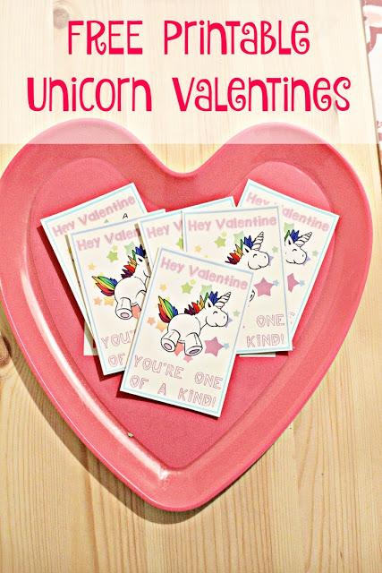 Free Printable Unicorn Valentine Cards