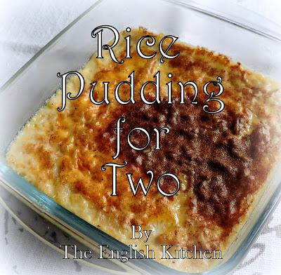 Rice Pudding For Two