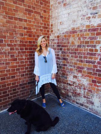 Active-Truth-Tights-White-Tunic-1 Active Truth Ultimate Full Length Tights in black | Naudic tunic | Circus by Sam Edelman Espadrilles