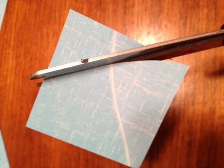 DIY Flower Wall Art Cut flower stripes step 3