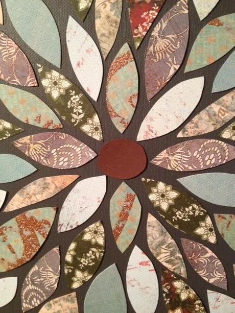 DIY Flower Wall Art flower canvas panel