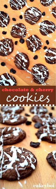 Chocolate and Cherry Cookies