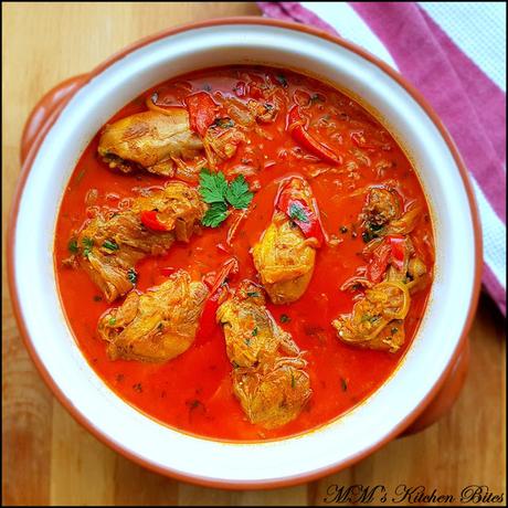 Hungarian Chicken Paprikash...colour my life!!