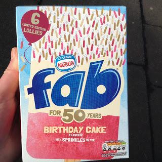 Nestle Fab Birthday Cake Flavour Ice Cream
