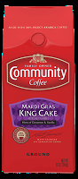 Celebrate Mardi Gras with Community Coffee Company's Limited Edition King Cake Flavor!